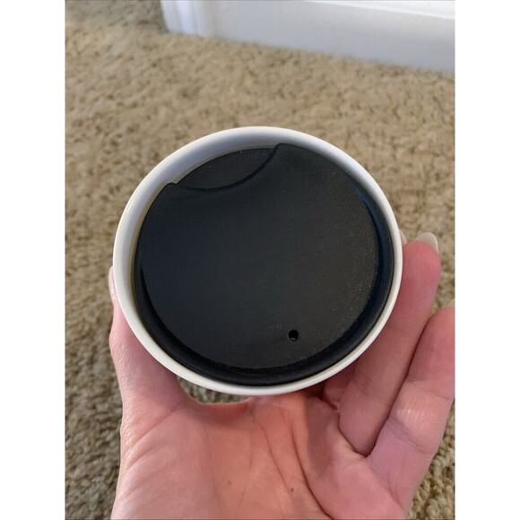 Starbucks Ceramic Tumbler with Lid Green Mermaid Siren Logo 2019 12oz - Picture 4 of 6